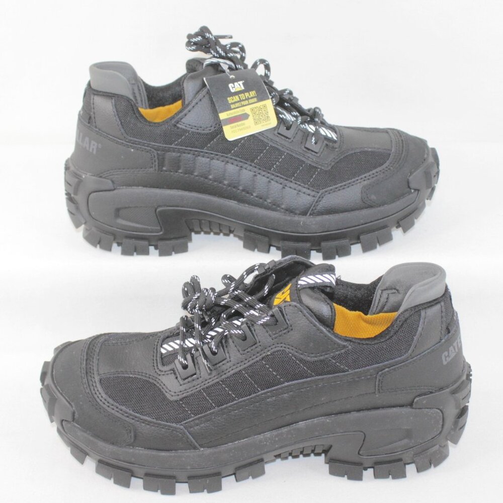 Caterpillar Invader Black Steel Toe P91274 Men's Work Shoes 8.5 New with Tags
